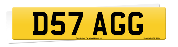 Registration number D57 AGG